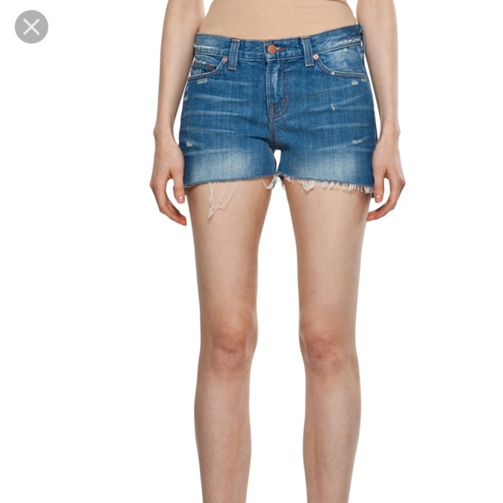Distressed J brand jean shorts